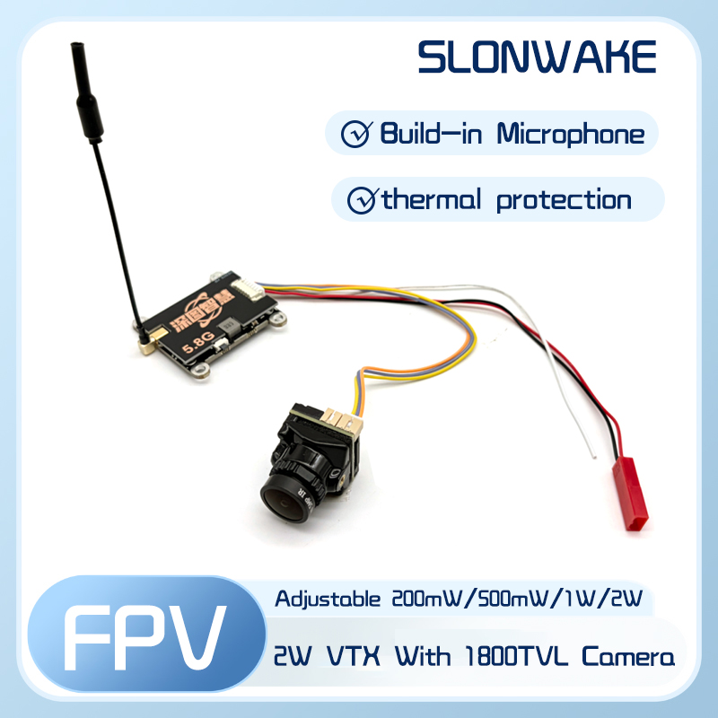 Fpv Drone Frame - SLONWAKE 5.8G 56CH 2W verici VTX,