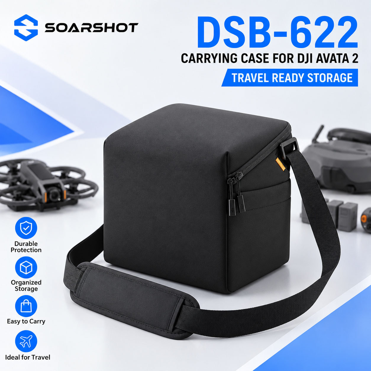 Fpv Drone Bag - SOARSHOT DJI Avata 2 Gözlük 3